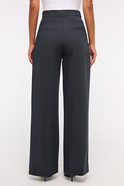 Camila - Pantalón Tailored Pierna Ancha Cintura Alta