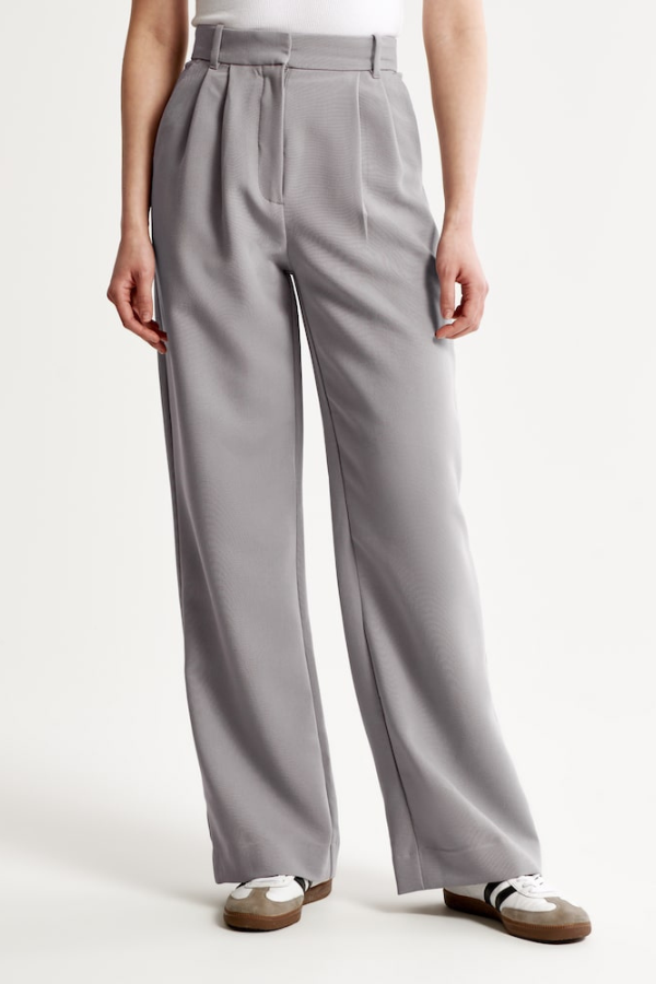 Camila - Pantalón Tailored Pierna Ancha Cintura Alta