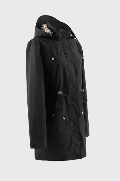 Camila – Abrigo Impermeable Manga Larga Corte Ajustado