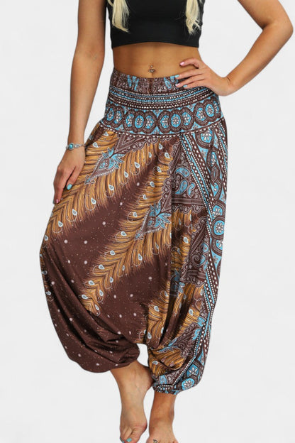 Lucía – Pantalones Relax Boho Tela Ligera Cintura Elástica
