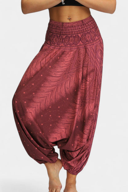 Lucía – Pantalones Relax Boho Tela Ligera Cintura Elástica