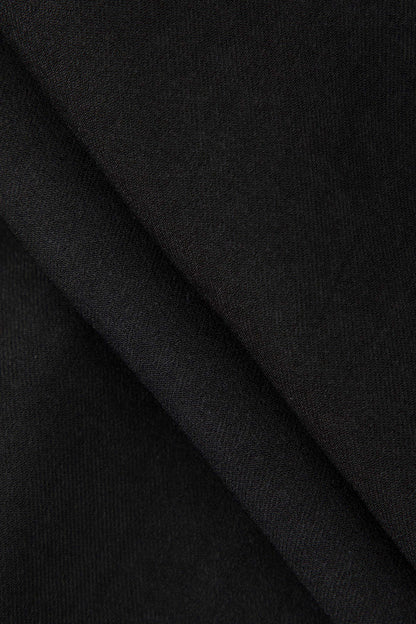 Camila – Pantalón Recto Drapado Cintura Envolvente