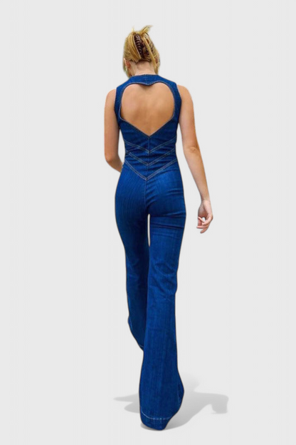 Isabel - Mono Denim Espalda Corazón Cintura Ajustada