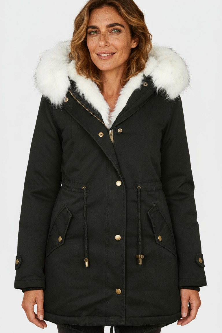 Abrigo Invierno Impermeable con Forro Piel Interior