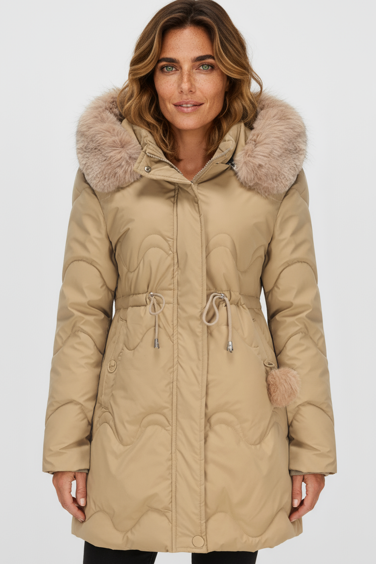 Parka Mujer Aislamiento Térmico Elegante Urbano Refinada