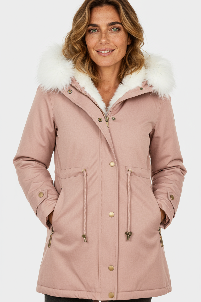 Abrigo Invierno Impermeable con Forro Piel Interior