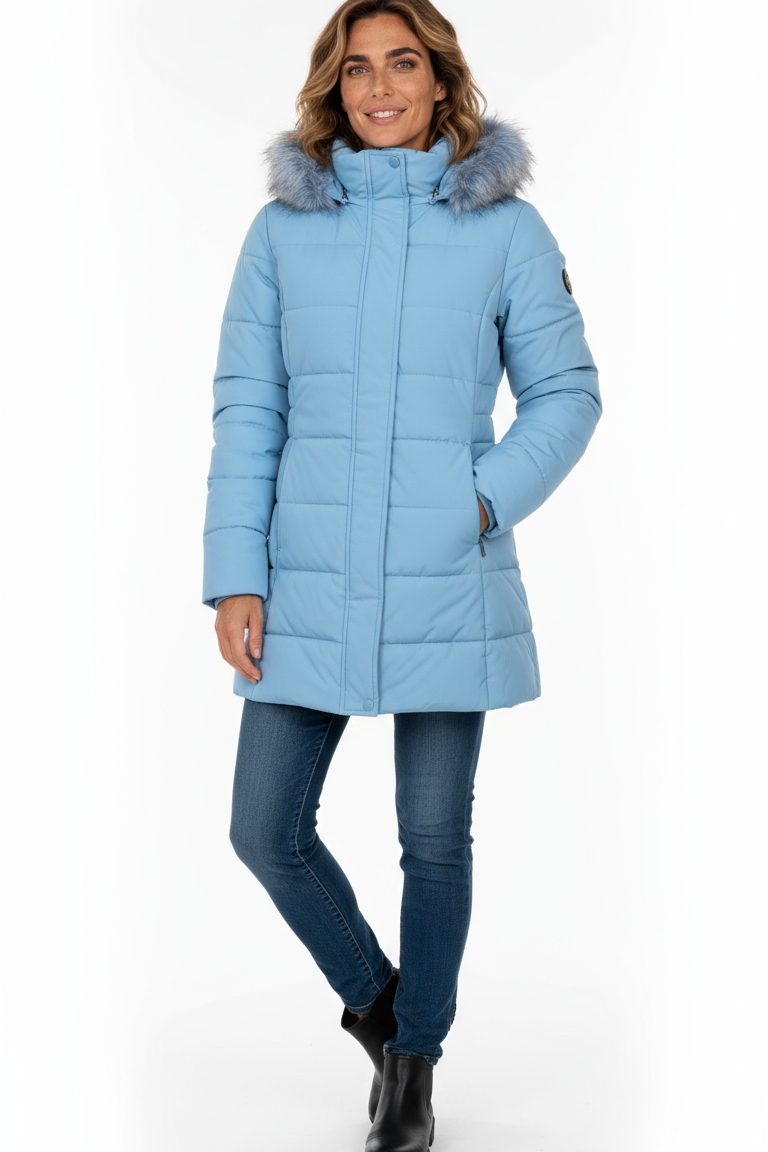 Parka Mujer Aislamiento Térmico Elegante Urbano Refinada