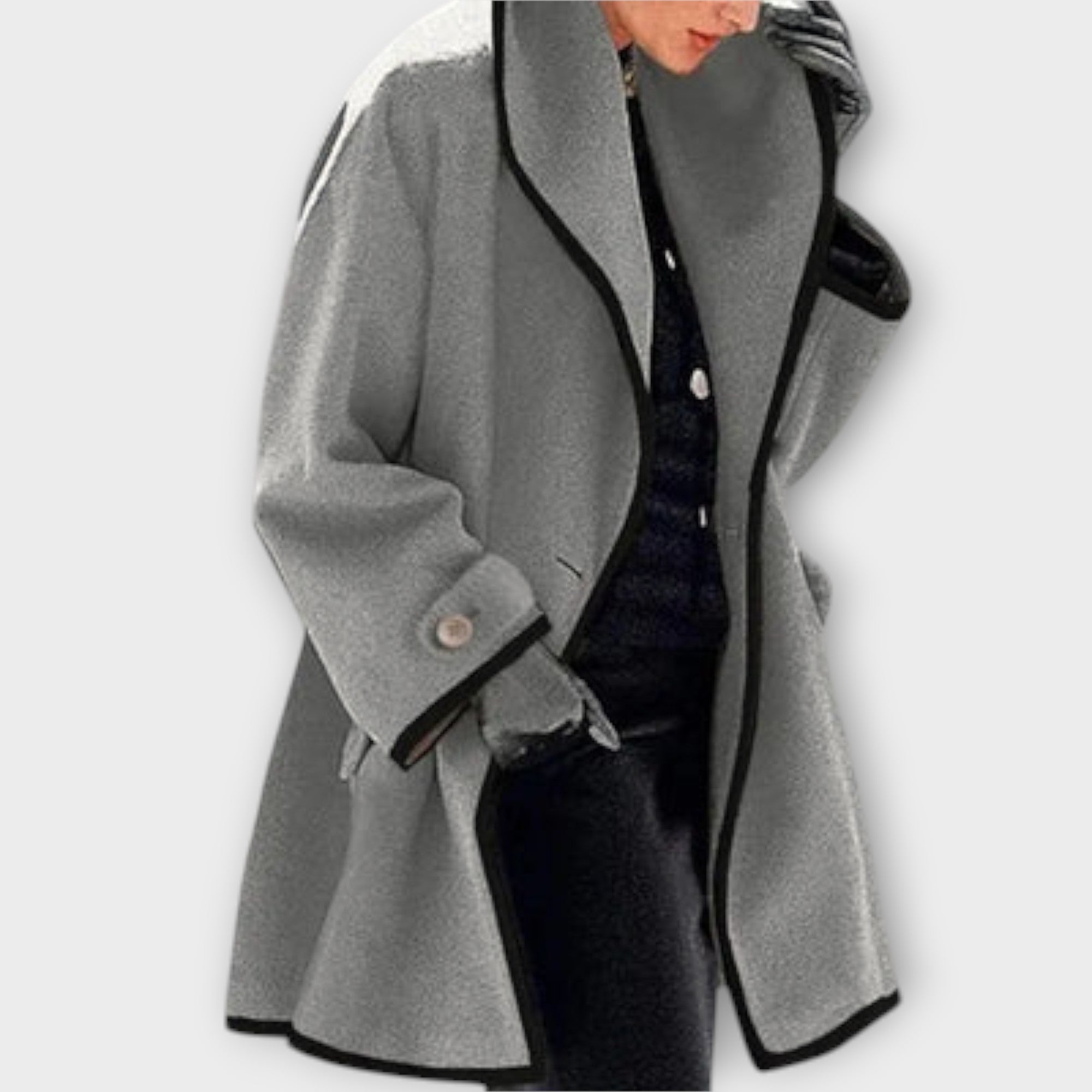 Elena – Trench Gabardina Entallado Con Detalles Refinados