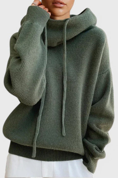 Claudia – Pullover Lana Mezclada Suave Transpirable Invierno