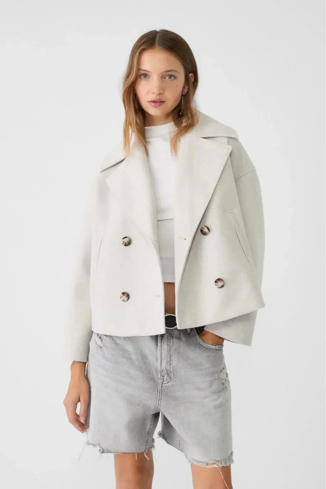 Diana – Chaqueta Doble Botonadura Elegante Para Oficina