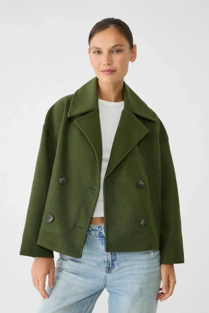 Diana – Chaqueta Doble Botonadura Elegante Para Oficina