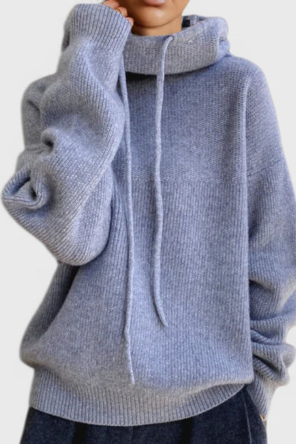 Claudia – Pullover Lana Mezclada Suave Transpirable Invierno