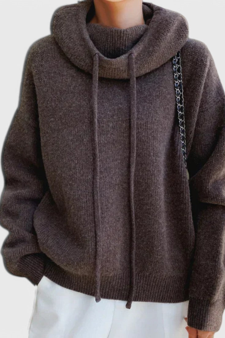 Claudia – Pullover Lana Mezclada Suave Transpirable Invierno