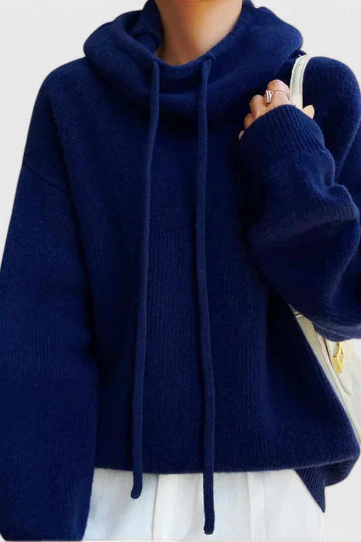 Claudia – Pullover Lana Mezclada Suave Transpirable Invierno