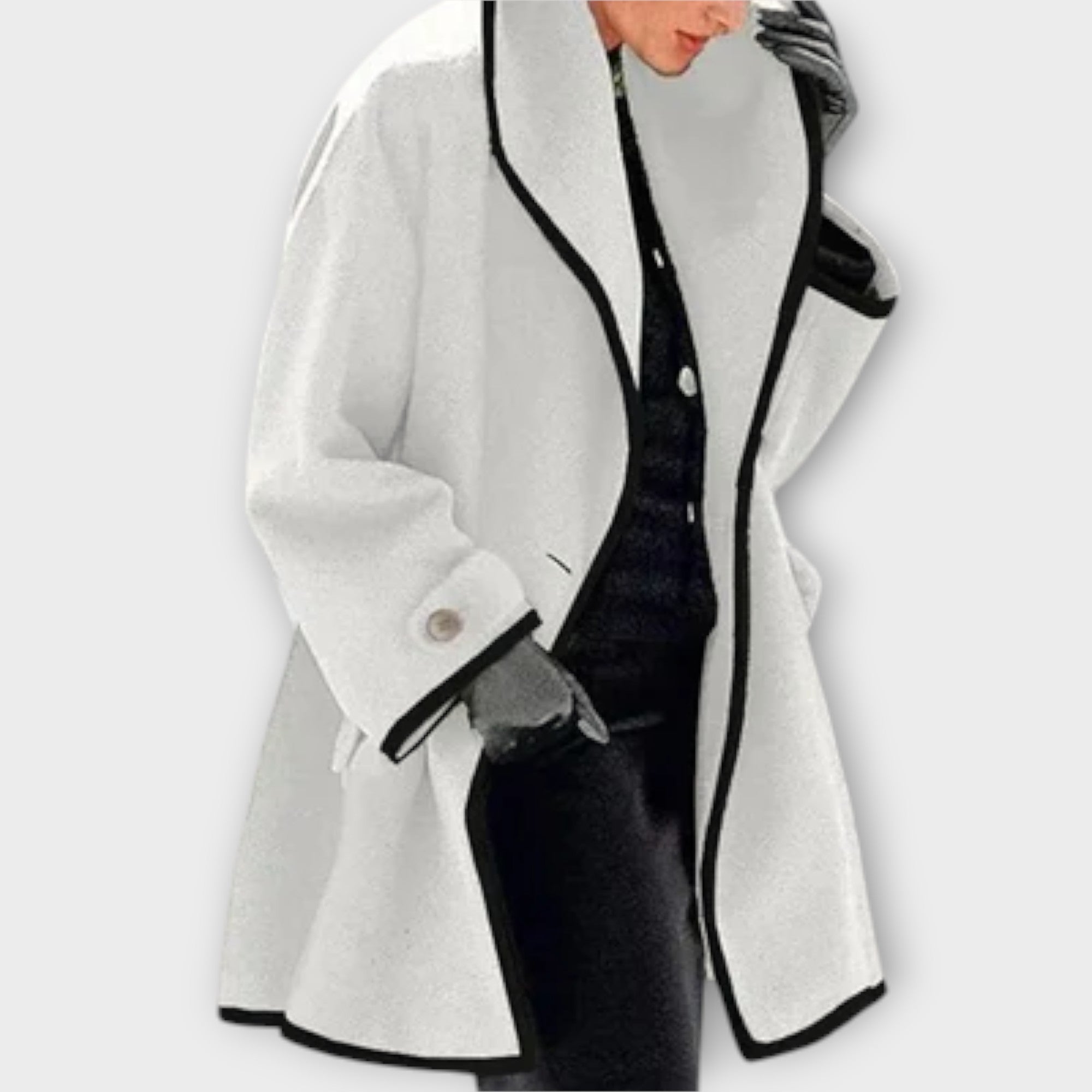 Elena – Trench Gabardina Entallado Con Detalles Refinados